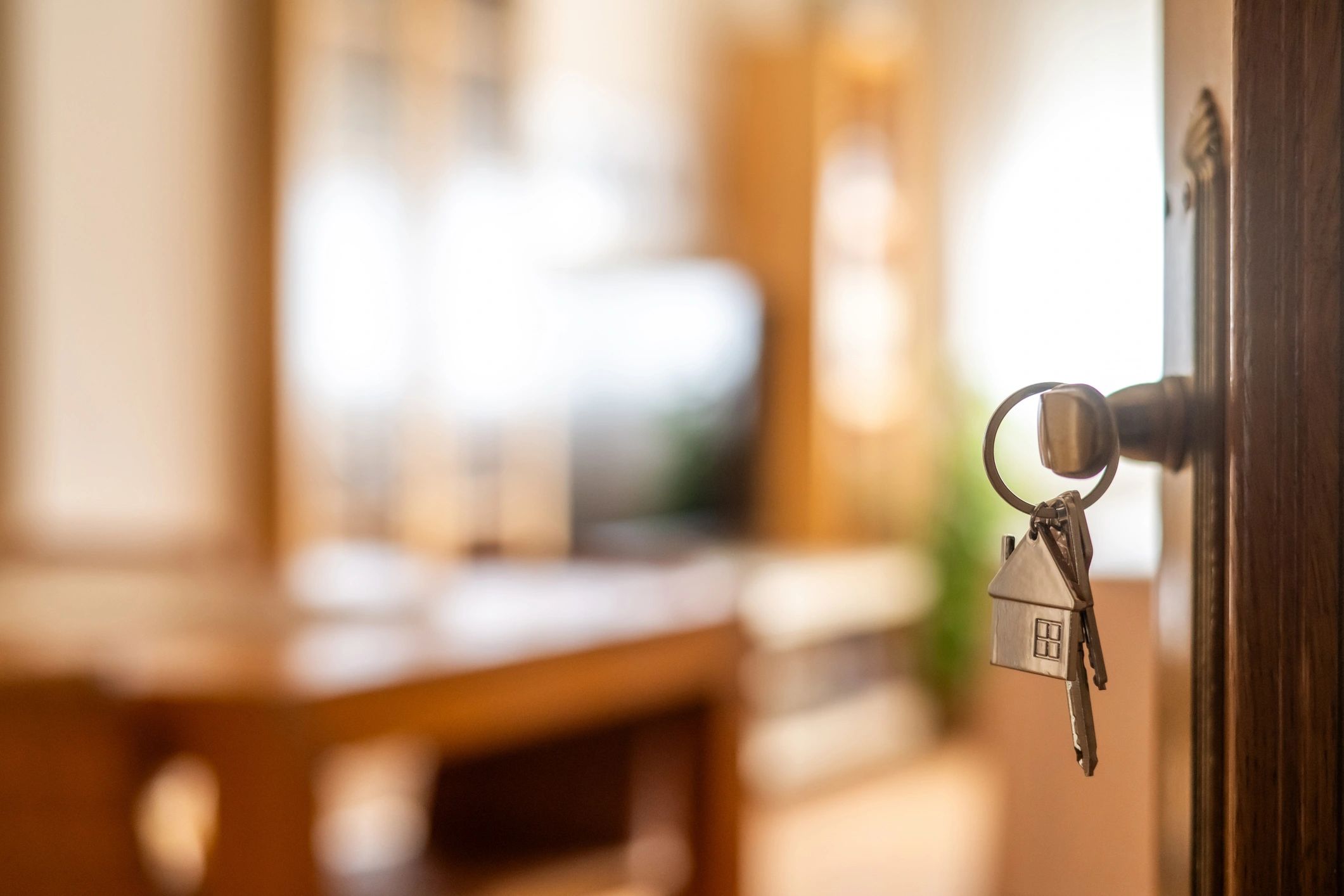 House keys representing secure key holding service